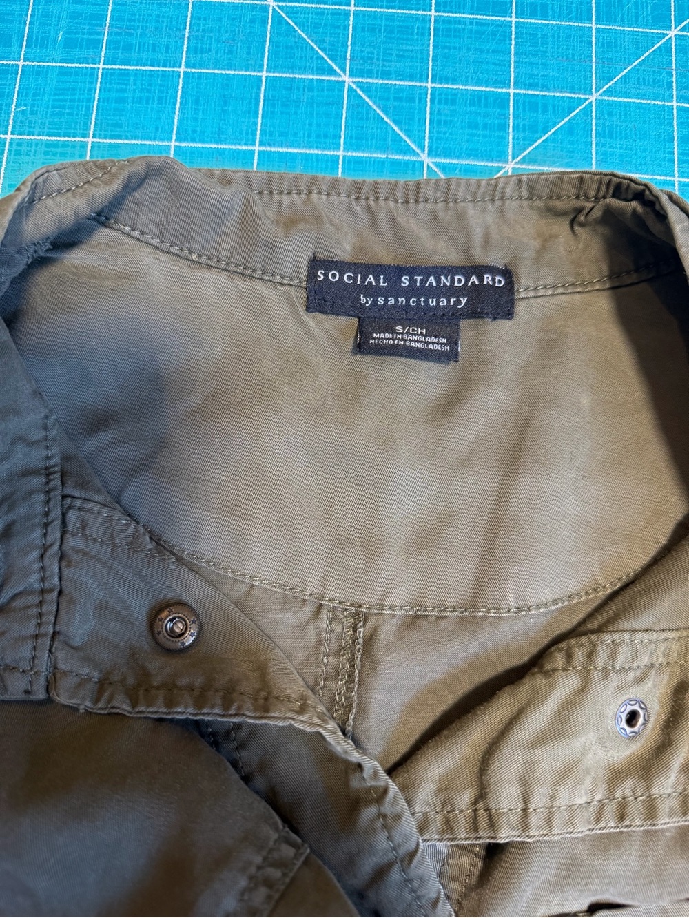 Social Standard by Sanctuary Olive Utility Jacket - Picture 2 of 8